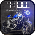 程序图标：Bikes HD Clock Wallpaper