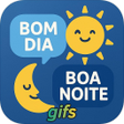 Ikon program: Gif Bom Dia e Boa Noite