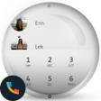 プログラムのアイコン：Theme Dialer Flat White P…