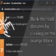 Icon of program: Hide read donates for Don…