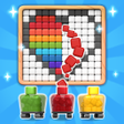 أيقونة البرنامج: Pixel Escape: Sorting Col…
