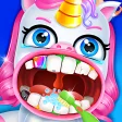 Unicorn Pet Dentist Teeth Game