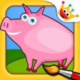 プログラムのアイコン：Farm:Animals Games for ki…