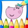 Hippo: Coloring Book for Kids icon