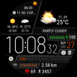 プログラムのアイコン：Weather watch face W6