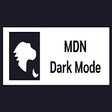 プログラムのアイコン：MDN Dark Mode