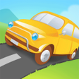 color car exit: traffic unjam icon