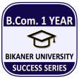BCom 1st Year Bikaner Universi