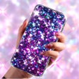 Girly Wallpaper Purple Blue 4K icon