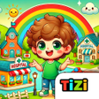 Programın simgesi: Tizi Kids - Fun Games Wor…