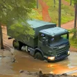 offroad mud truck hill driving icon