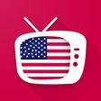 ไอคอนของโปรแกรม: USA - Live TV Entertainme…