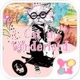 Cute Theme-Cat in Wonderland-