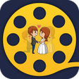 أيقونة البرنامج: Animated Stickers On Vide…