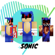 プログラムのアイコン：Skin Sonic for MCPE