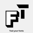 프로그램 아이콘: Font tester