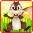 أيقونة البرنامج: Squirrel Run Hero: Hazel …