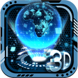 Ikon program: 3D Tech Earth Theme