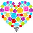 Animated Color by Number: Diamonds, Crystals, Neon