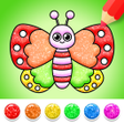 Ícone do programa: Butterfly Coloring Glitte…