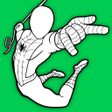 Ikon program: How to draw Spider Boy ea…