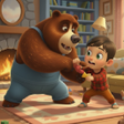 Иконка программы: Fun Girl vs Angry Bear Pr…