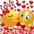 Icon of program: WASticker: Love Emoji Sti…
