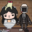 プログラムのアイコン：Toca Skibidi Wednesday Bo…