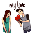 Icon of program: Lovely Couple Stickers
