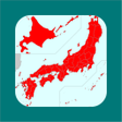 プログラムのアイコン：都道府県制覇 - My Japan Map