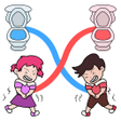 プログラムのアイコン：Toilet Rush: Puzzle Game