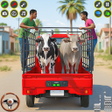 أيقونة البرنامج: Cargo Animal Truck Game 3…