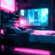 Icoon van programma: Bedroom Neon Futuristic C…