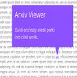 أيقونة البرنامج: Arxiv Viewer
