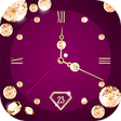 プログラムのアイコン：Gold Diamond Moving Clock…