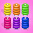 Ikona programu: Color Sort 3D  Hoop Stack