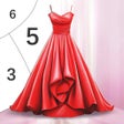 プログラムのアイコン：Gown Color - Paint by num…