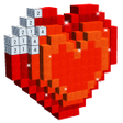 程序图标：Glitter Voxel - 3D Color …