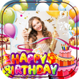 ไอคอนของโปรแกรม: Happy Birthday Photo Fram…