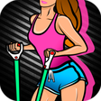 プログラムのアイコン：Resistance Band Workout F…