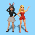 أيقونة البرنامج: Glam Walk: Dress Up Queen