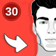 プログラムのアイコン：Face Shape: Jawline Glow …