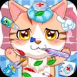Pet hospital doctor icon