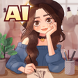 プログラムのアイコン：Stichy - makeup  dress up…