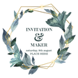 أيقونة البرنامج: Invitation Card maker  de…