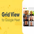 Icon of program: Grid View For Google Meet…