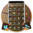 أيقونة البرنامج: Cardboard Launcher Theme