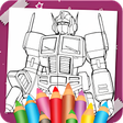 أيقونة البرنامج: Robot Coloring Book