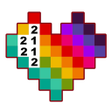 Ikon program: Love Colors: Coloring Boo…