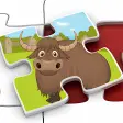 Kids Zoo Animal Jigsaw Puzzle Shapes 